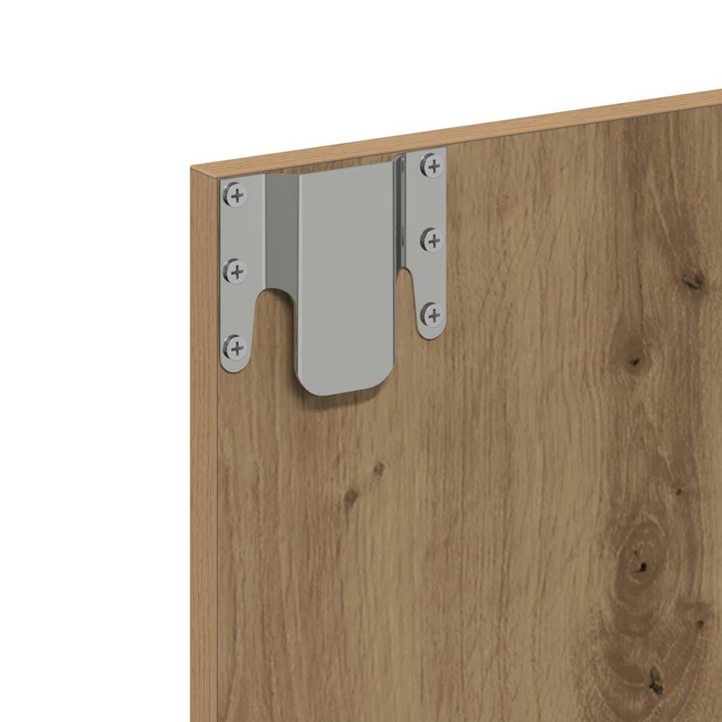 vidaXL Mirror Cabinet Artisan Oak 60 x 31.5 x 62 cm Engineered Wood