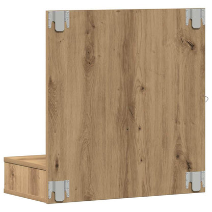 vidaXL Mirror Cabinet Artisan Oak 60 x 31.5 x 62 cm Engineered Wood