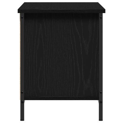 vidaXL TV Cabinet Black Oak 102 x 35 x 45 cm Engineered Wood