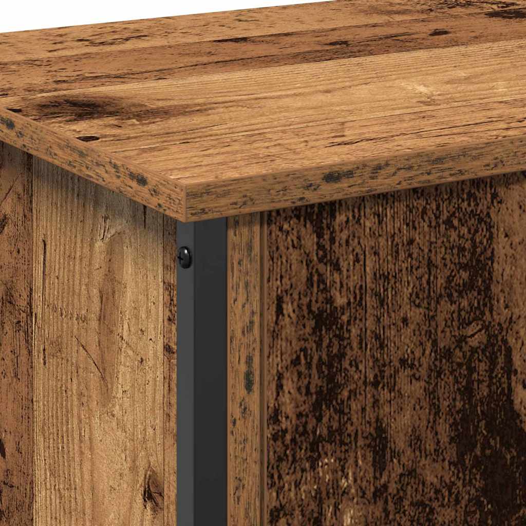 vidaXL TV Cabinet Old Wood 100 x 35 x 45 cm Engineered Wood
