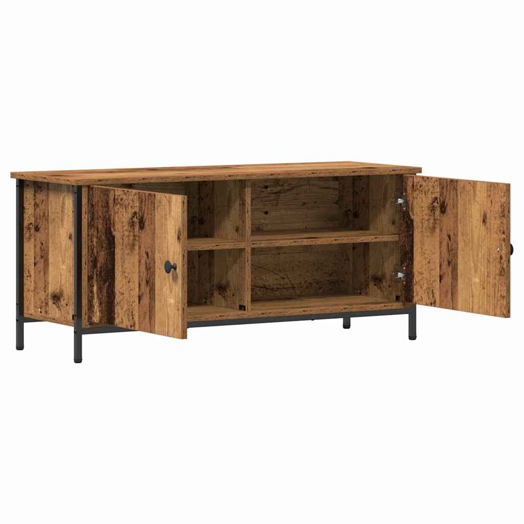 vidaXL TV Cabinet Old Wood 100 x 35 x 45 cm Engineered Wood