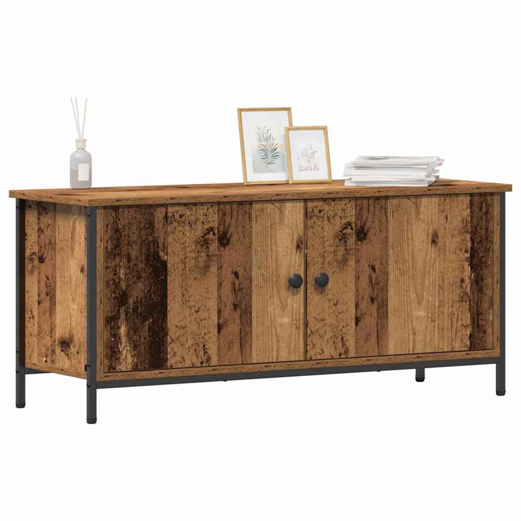 vidaXL TV Cabinet Old Wood 100 x 35 x 45 cm Engineered Wood