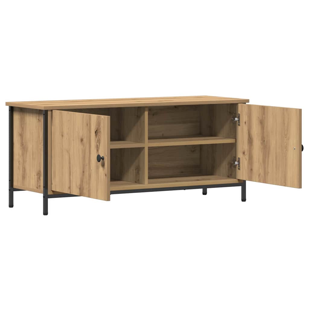vidaXL TV Cabinet 100 x 35 x 45 cm Artisan Oak Engineered Wood