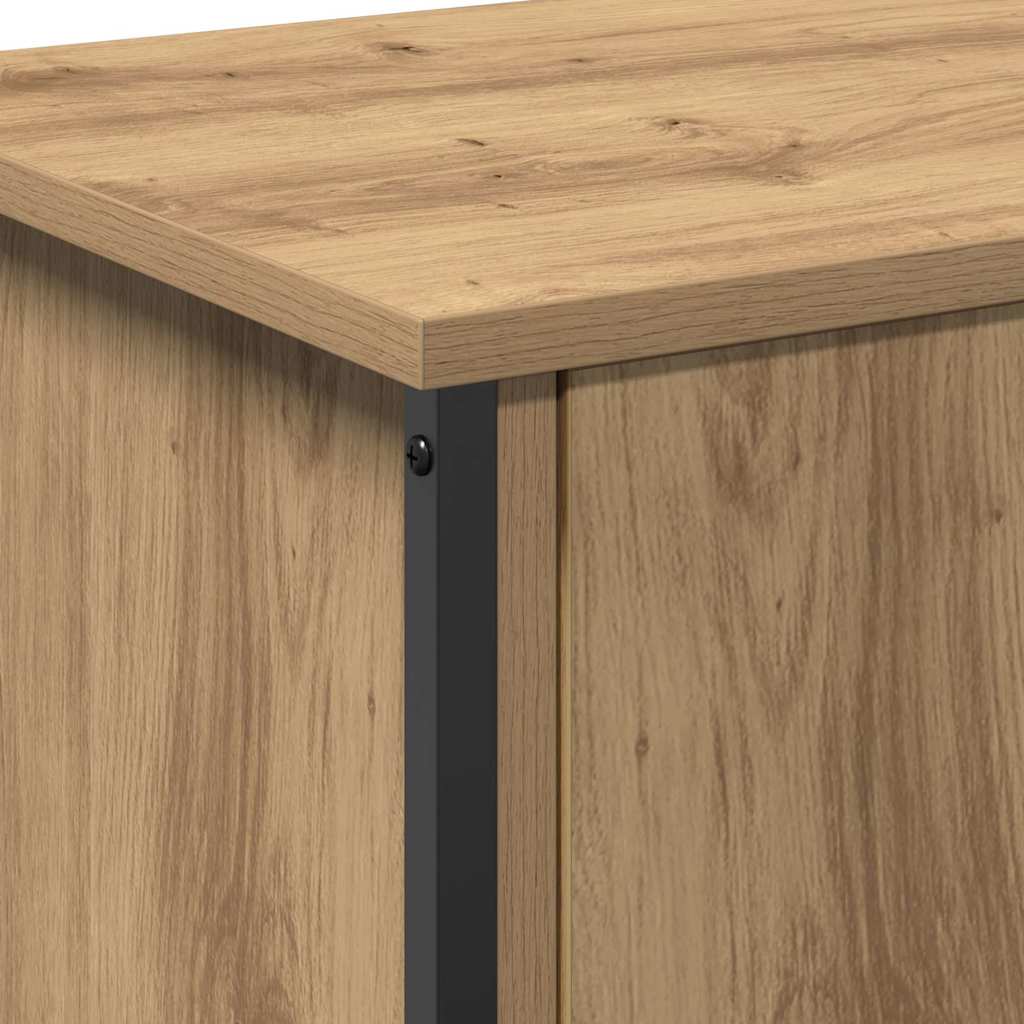 vidaXL TV Cabinet Artisan Oak 60 x 35 x 45 cm Engineered Wood