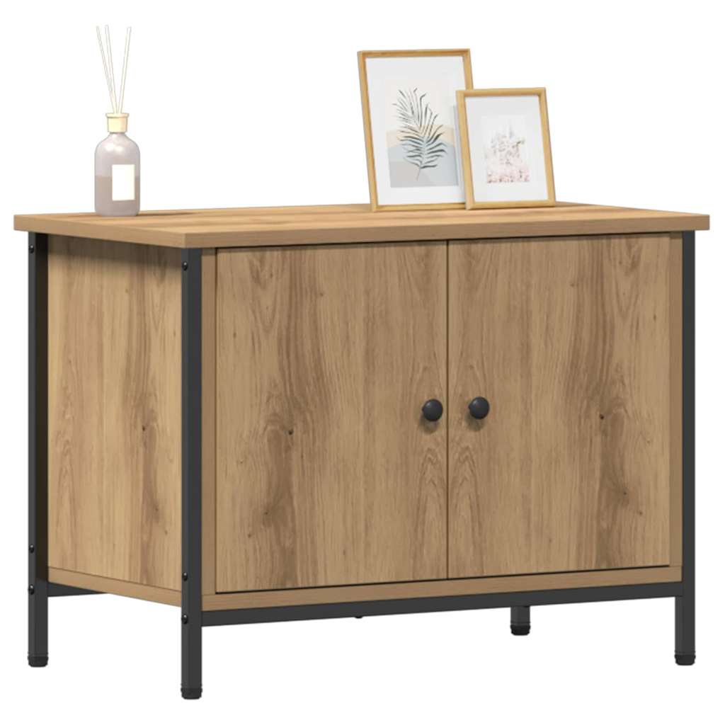 vidaXL TV Cabinet Artisan Oak 60 x 35 x 45 cm Engineered Wood