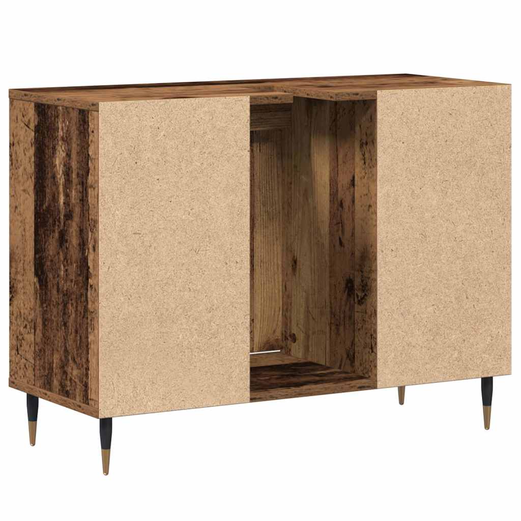 vidaXL Bathroom Cabinet Old Wood 80 x 33 x 60 cm Engineered Wood