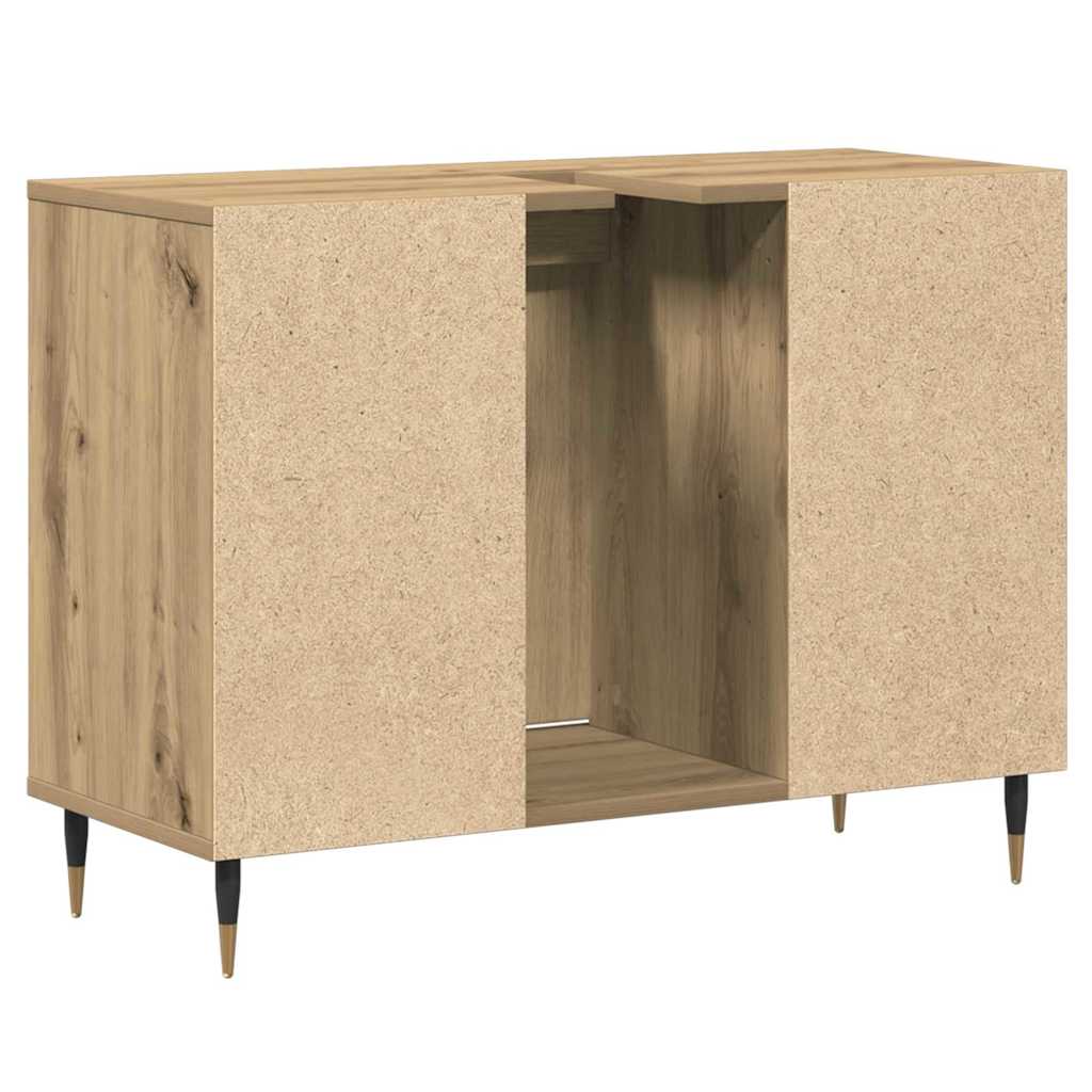 vidaXL Bathroom Cabinet Artisan Oak 80 x 33 x 60 cm Engineered Wood