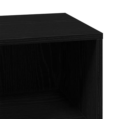 vidaXL Bathroom Cabinet Black 80 x 33 x 60 cm Engineered Wood