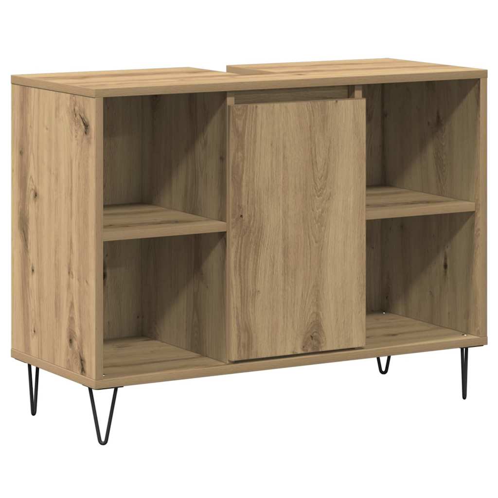 vidaXL Bathroom Cabinet Artisan Oak 80 x 33 x 60 cm Engineered Wood