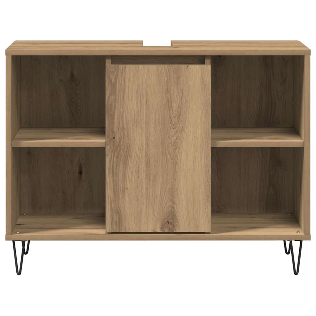 vidaXL Bathroom Cabinet Artisan Oak 80 x 33 x 60 cm Engineered Wood