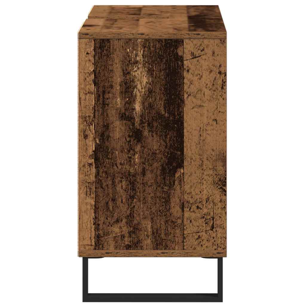 vidaXL Bathroom Cabinet Old Wood 80 x 33 x 60 cm Engineered Wood