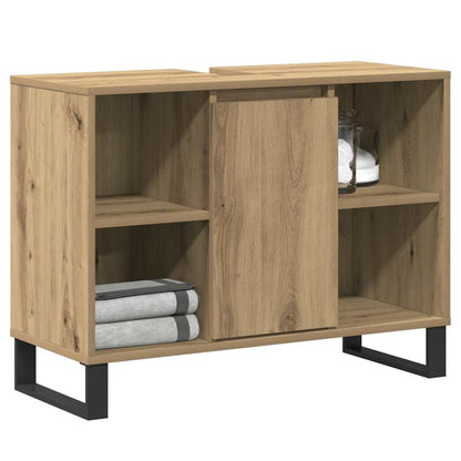 vidaXL Bathroom Cabinet Artisan Oak 80 x 33 x 60 cm Engineered Wood
