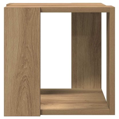 vidaXL Coffee Table Artisan Oak 32 x 32 x 30 cm Engineered Wood