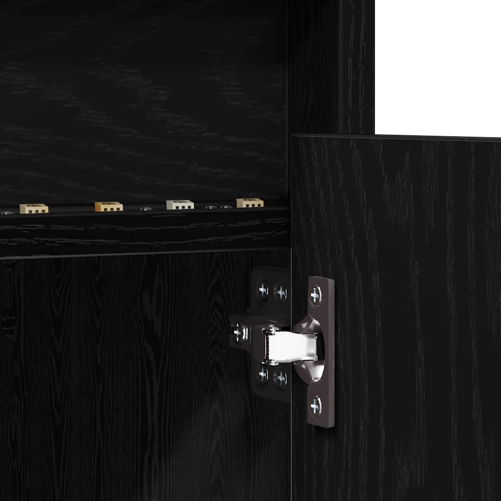 vidaXL TV Units Black 100 x 34 x 50 cm Engineered wood