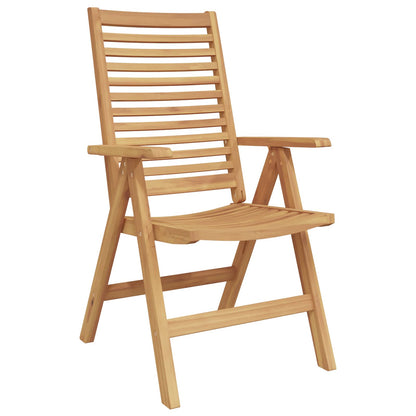 vidaXL Chair Folding 6 pcs Brown 64.5 x 52 x 108 cm Solid Teak Wood