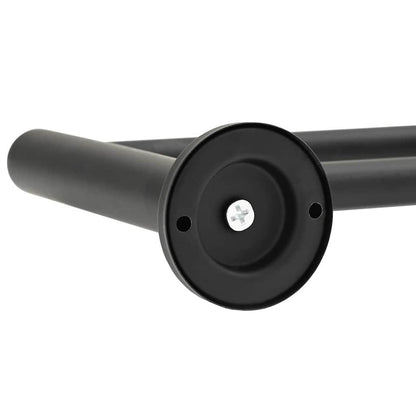 vidaXL Towel Rack Black 61 x 14.5 x 5 cm Stainless steel