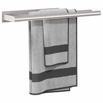 vidaXL Towel Rack Silver 40 x 9 x 4 cm Stainless steel
