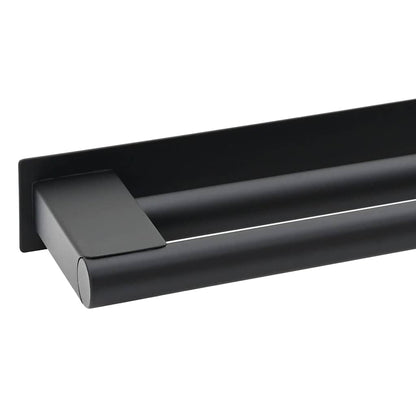vidaXL Towel Rack Black 40 x 9 x 4 cm Stainless steel