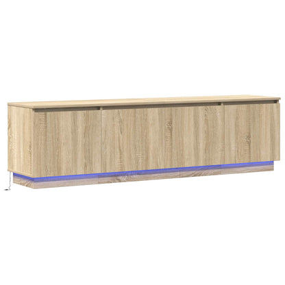 vidaXL TV Cabinet Sonoma Oak 180 x 38 x 49 cm Engineered Wood
