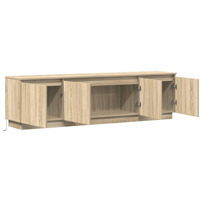 vidaXL TV Cabinet Sonoma Oak 180 x 38 x 49 cm Engineered Wood