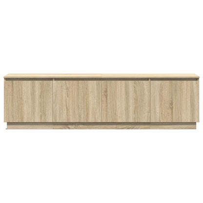 vidaXL TV Cabinet Sonoma Oak 180 x 38 x 49 cm Engineered Wood