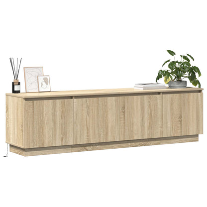 vidaXL TV Cabinet Sonoma Oak 180 x 38 x 49 cm Engineered Wood
