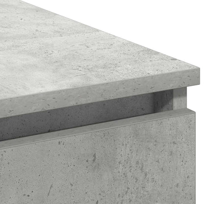 vidaXL TV Cabinet Concrete Grey 180 x 38 x 49 cm Engineered Wood