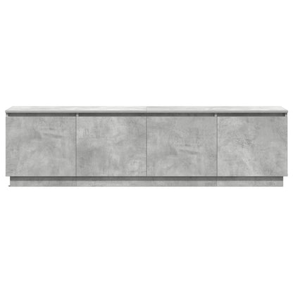 vidaXL TV Cabinet Concrete Grey 180 x 38 x 49 cm Engineered Wood