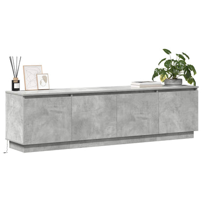 vidaXL TV Cabinet Concrete Grey 180 x 38 x 49 cm Engineered Wood