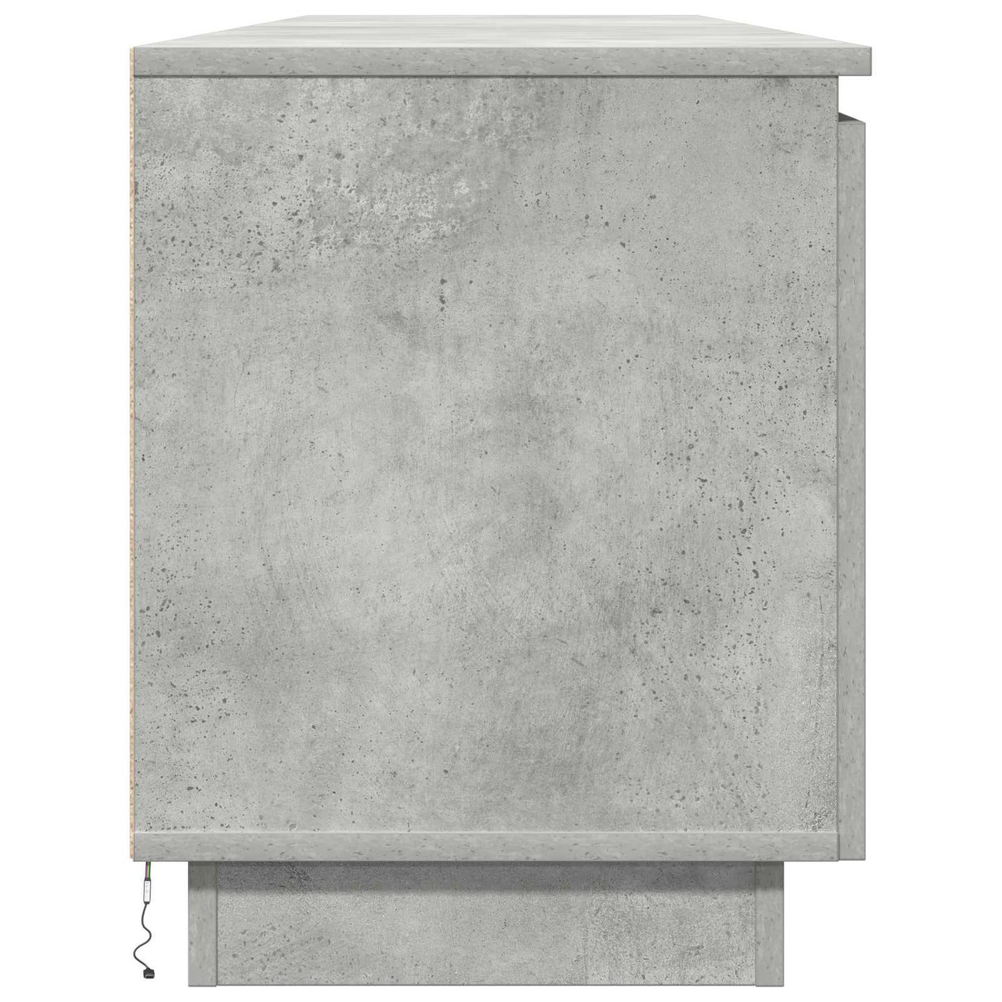 vidaXL TV Cabinet Concrete Grey 180 x 38 x 49 cm Engineered Wood