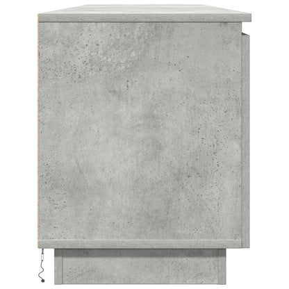 vidaXL TV Cabinet Concrete Grey 180 x 38 x 49 cm Engineered Wood