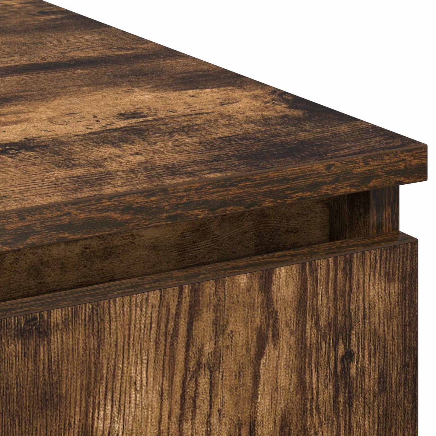 vidaXL TV Cabinet Smoked Oak 180 x 38 x 49 cm Engineered Wood