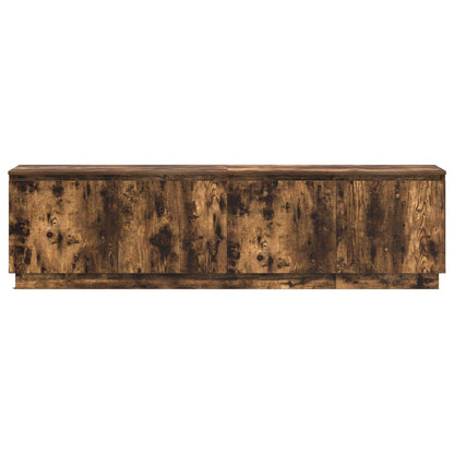 vidaXL TV Cabinet Smoked Oak 180 x 38 x 49 cm Engineered Wood