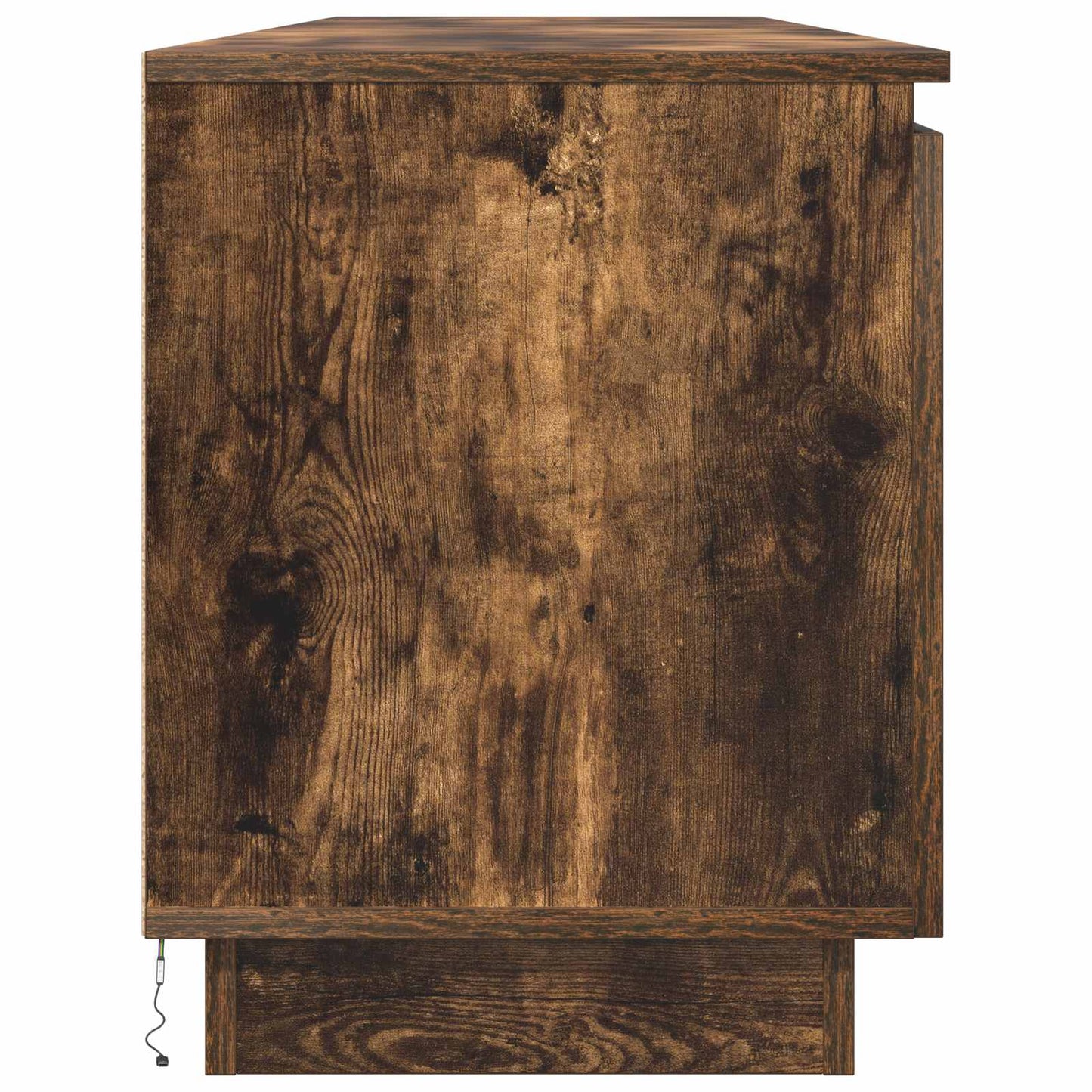 vidaXL TV Cabinet Smoked Oak 180 x 38 x 49 cm Engineered Wood