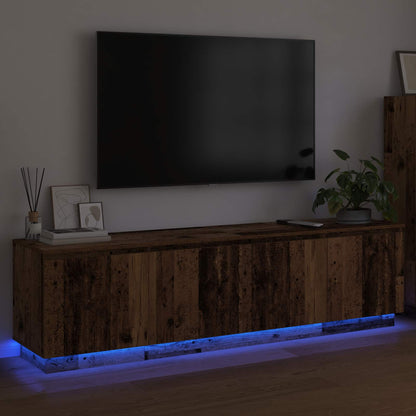 vidaXL TV Cabinet Old Wood 180 x 38 x 49 cm Engineered Wood