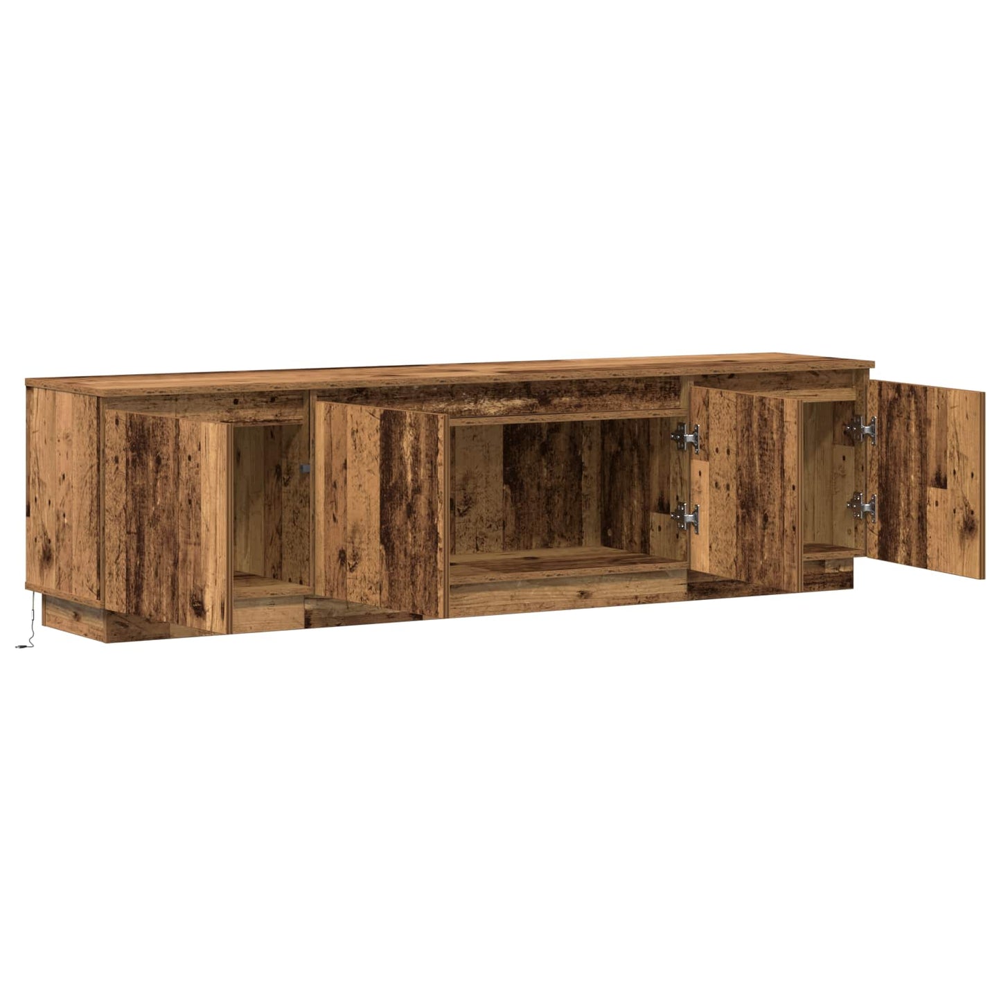 vidaXL TV Cabinet Old Wood 180 x 38 x 49 cm Engineered Wood