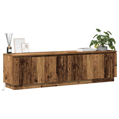 vidaXL TV Cabinet Old Wood 180 x 38 x 49 cm Engineered Wood