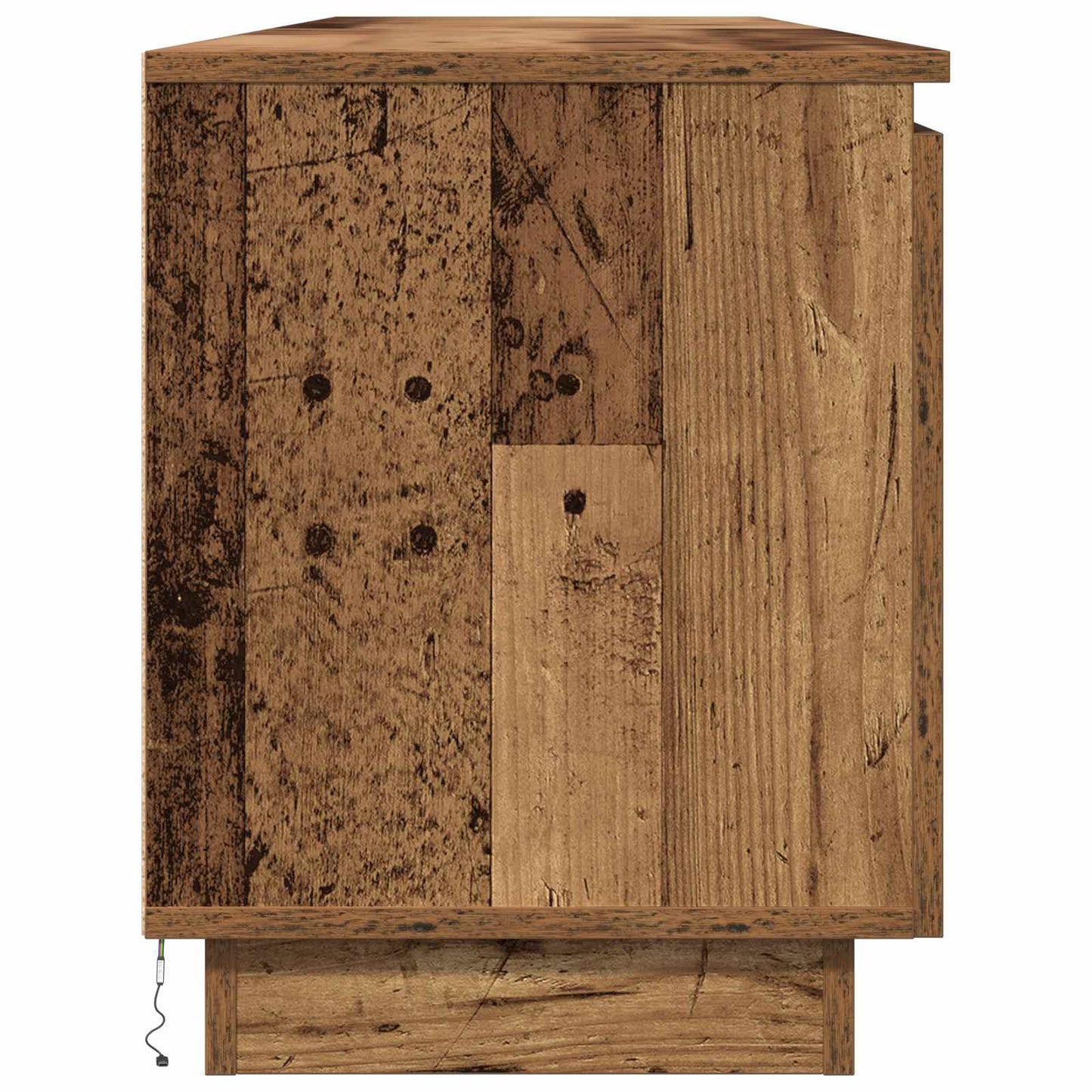 vidaXL TV Cabinet Old Wood 180 x 38 x 49 cm Engineered Wood