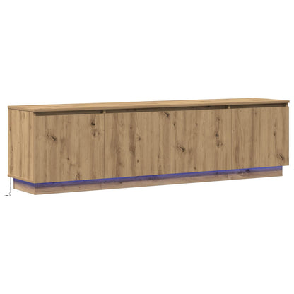 vidaXL TV Cabinet 180 x 38 x 49 cm Artisan Oak Engineered Wood