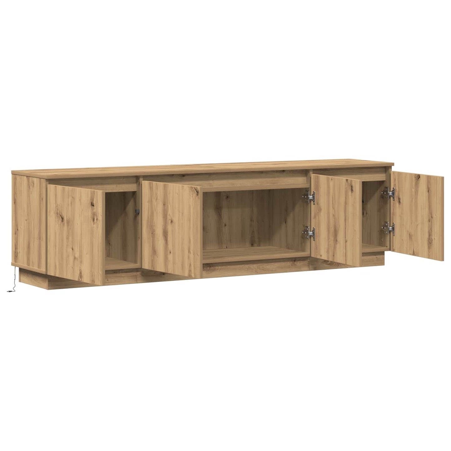 vidaXL TV Cabinet 180 x 38 x 49 cm Artisan Oak Engineered Wood