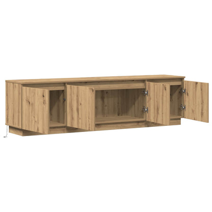 vidaXL TV Cabinet 180 x 38 x 49 cm Artisan Oak Engineered Wood