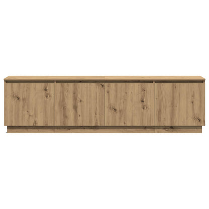 vidaXL TV Cabinet 180 x 38 x 49 cm Artisan Oak Engineered Wood