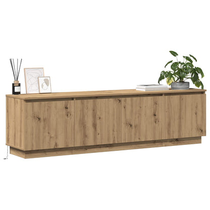 vidaXL TV Cabinet 180 x 38 x 49 cm Artisan Oak Engineered Wood