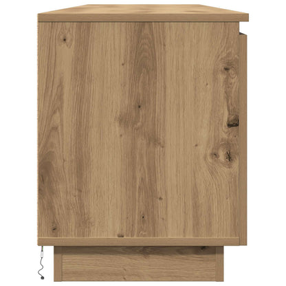 vidaXL TV Cabinet 180 x 38 x 49 cm Artisan Oak Engineered Wood