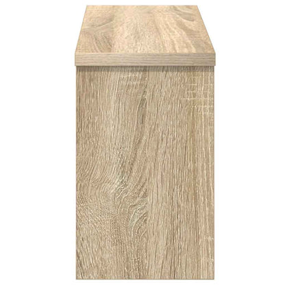 vidaXL Wall-Mounted Coat Rack with Shelf Sonoma Oak 50 x 16 x 26 cm