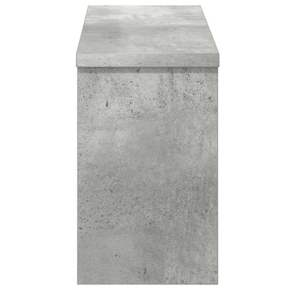 vidaXL Wall-Mounted Coat Rack with Shelf Concrete Grey 50 x 16 x 26 cm