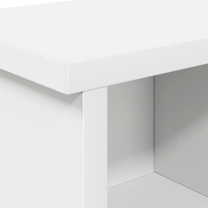 vidaXL Wall-Mounted Coat Rack White 75 x 16 x 26 cm Engineered wood