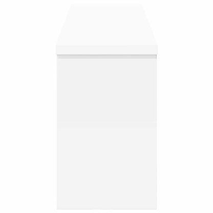vidaXL Wall-Mounted Coat Rack White 75 x 16 x 26 cm Engineered wood