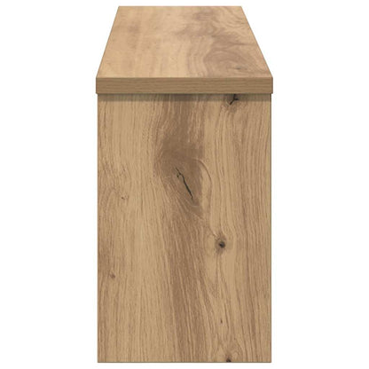 vidaXL Wall-Mounted Coat Rack with Shelf Artisan Oak 75 x 16 x 26 cm