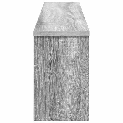vidaXL Wall-Mounted Coat Rack with Shelf Grey Sonoma 100 x 16 x 26 cm